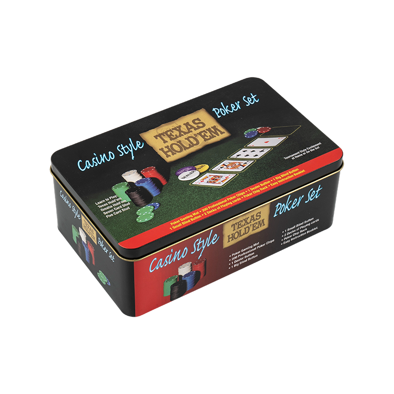 200stk Deluxe Comprehensive Iron Box Poker Chip Set